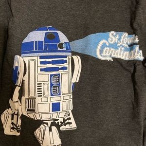 Star Wars Night Shirt From Busch Stadium/Cardinals; XL